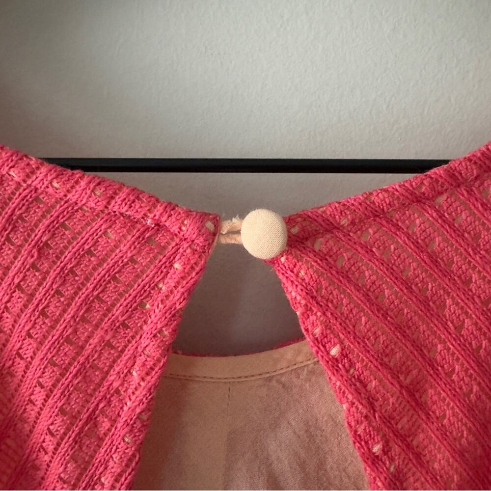 Free People Lace Rocco Dress Dusty Rose Pink cut out Backless mini dress cutout - Picture 7 of 15